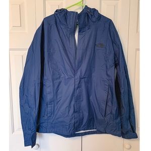 VERY NEW blue men’s North Face Windbreaker